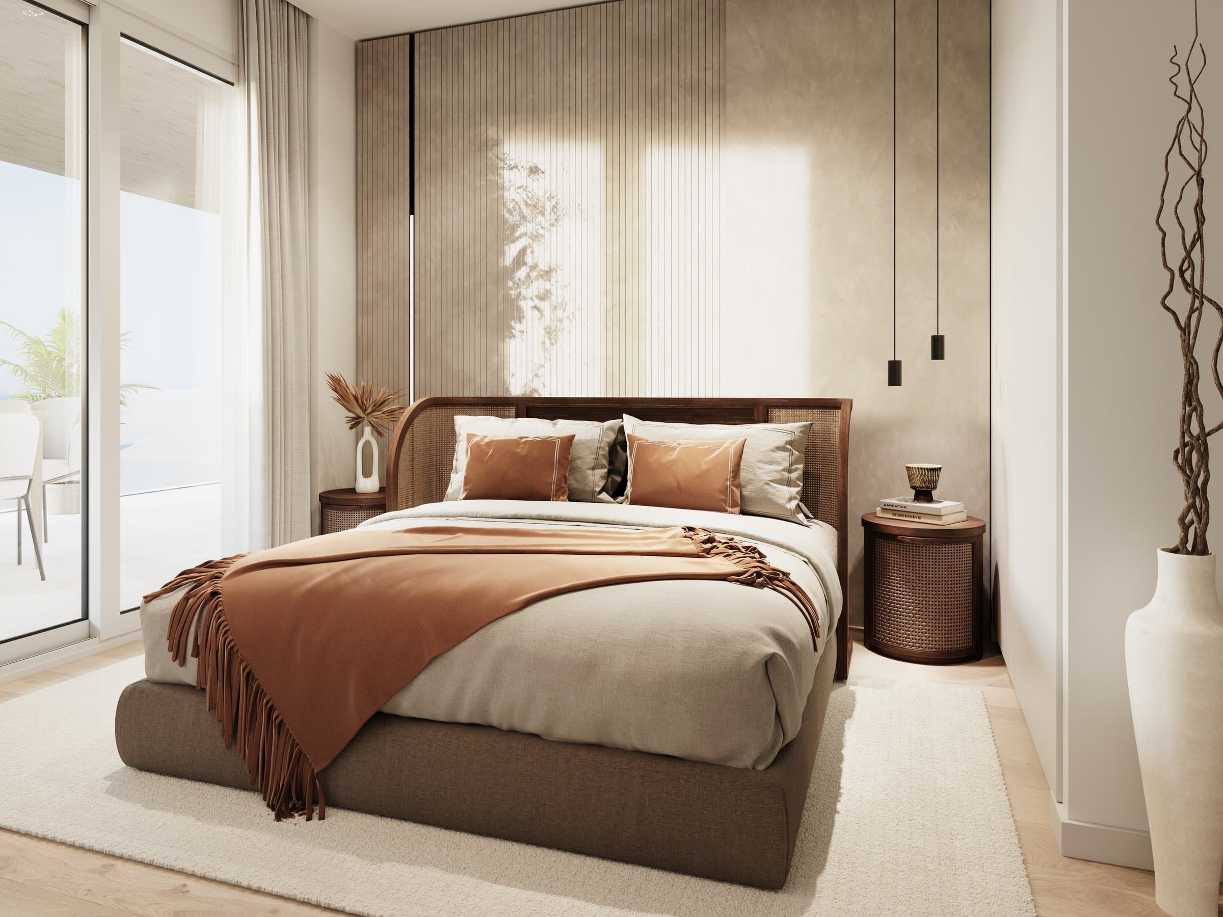 Rendering of a principal bedroom suite
