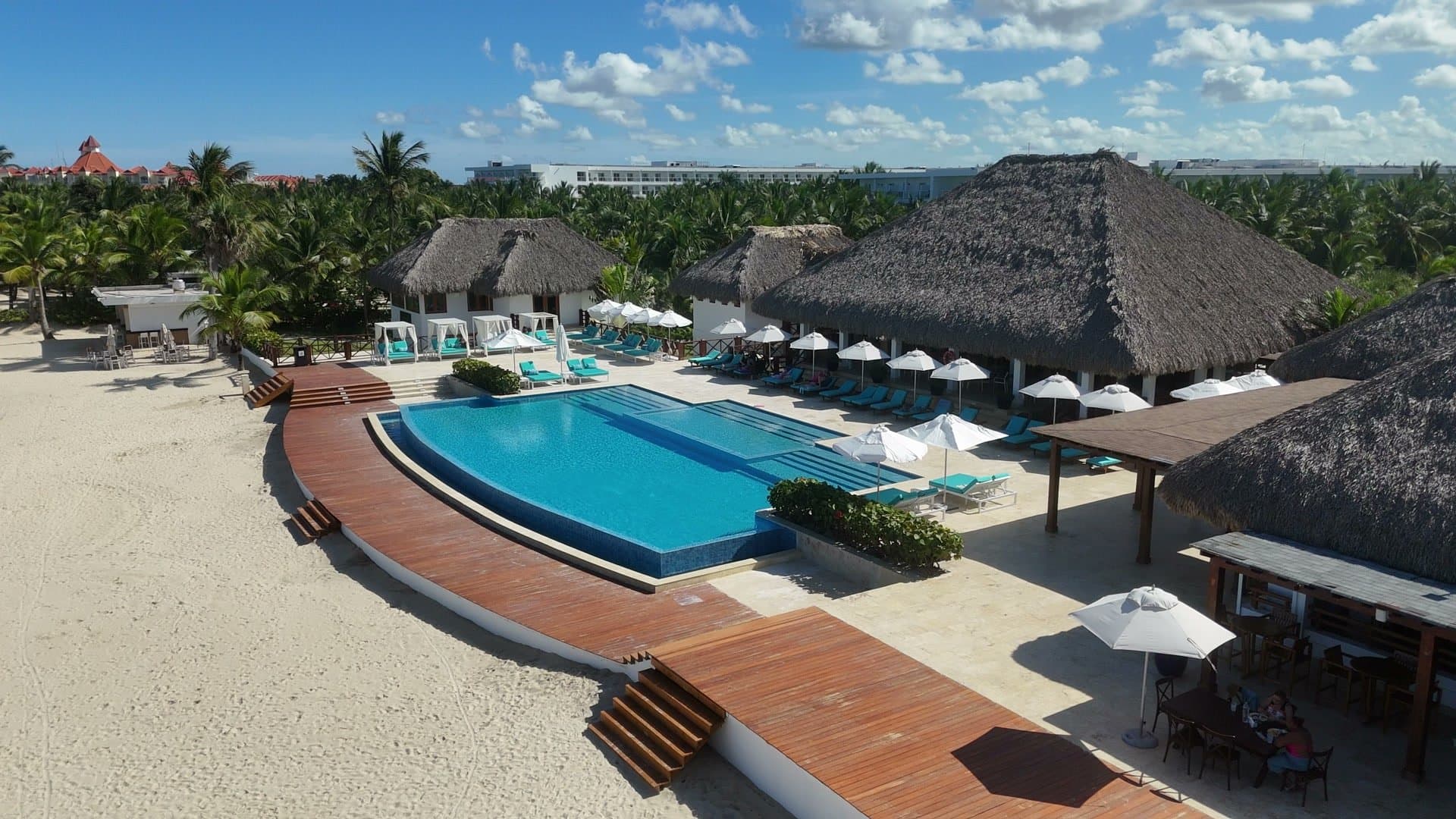 Cana Bay beach club infinity pool